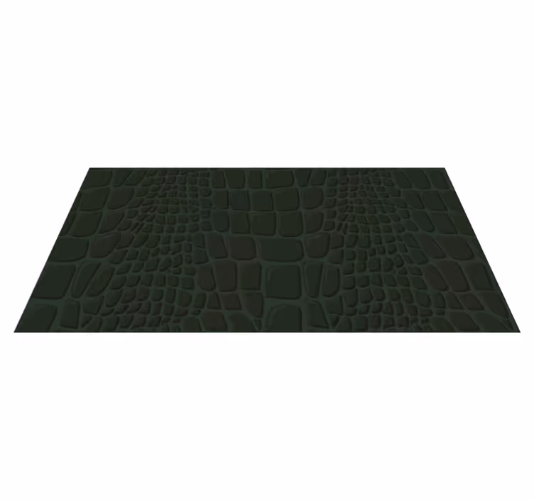 Alfombra vinílica animal print textura cocodrilo - TenVinilo