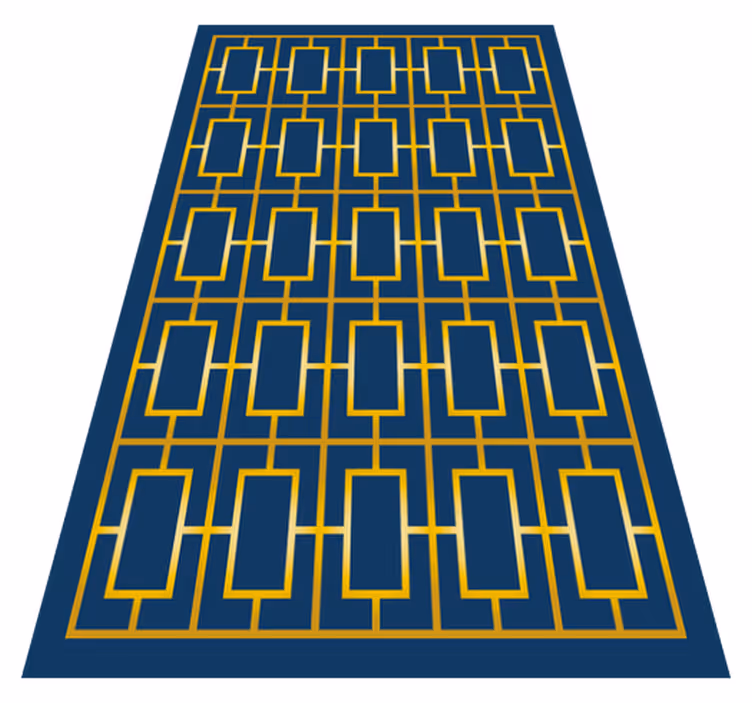 Alfombra vinílica geométrica sofisticación geométrica - TenVinilo