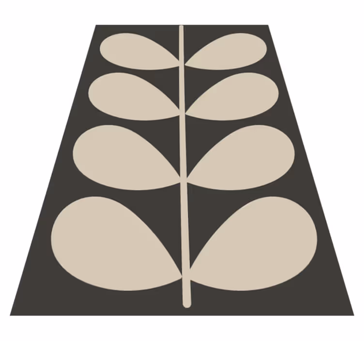 Alfombras vinílicas modernas Oscuro orla kiely - TenVinilo