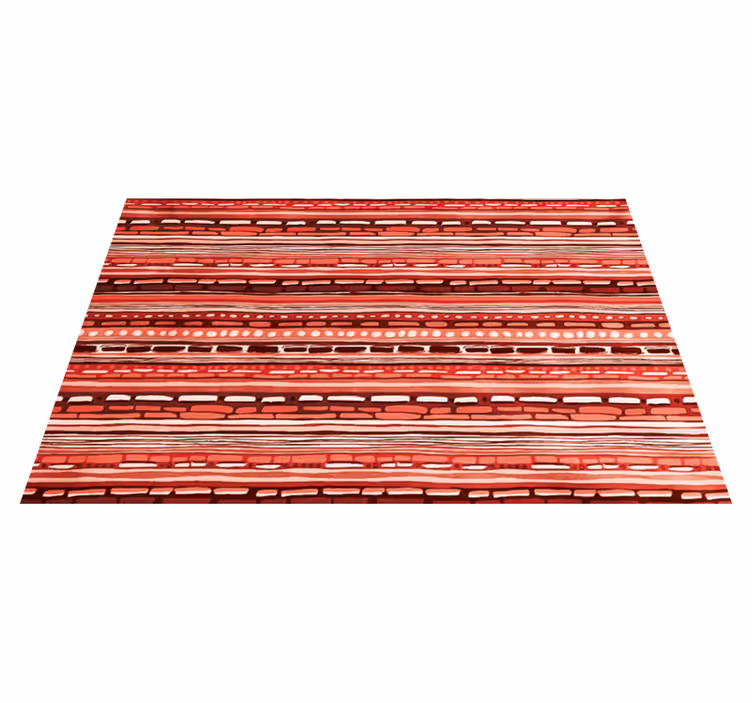 Alfombra vinílica rayas Rayas étnicas - TenVinilo