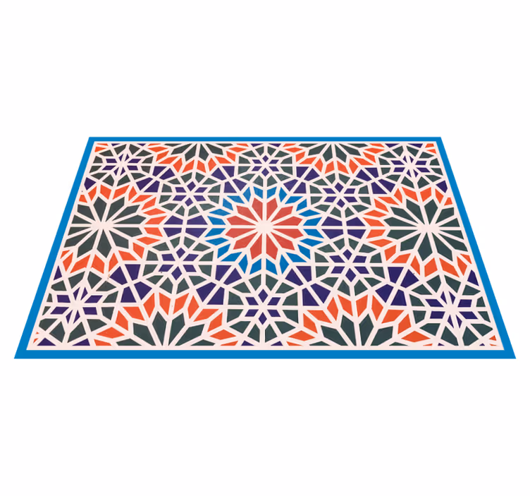 Alfombra vinilo mosaico Alfombra de área de mosaico - TenVinilo
