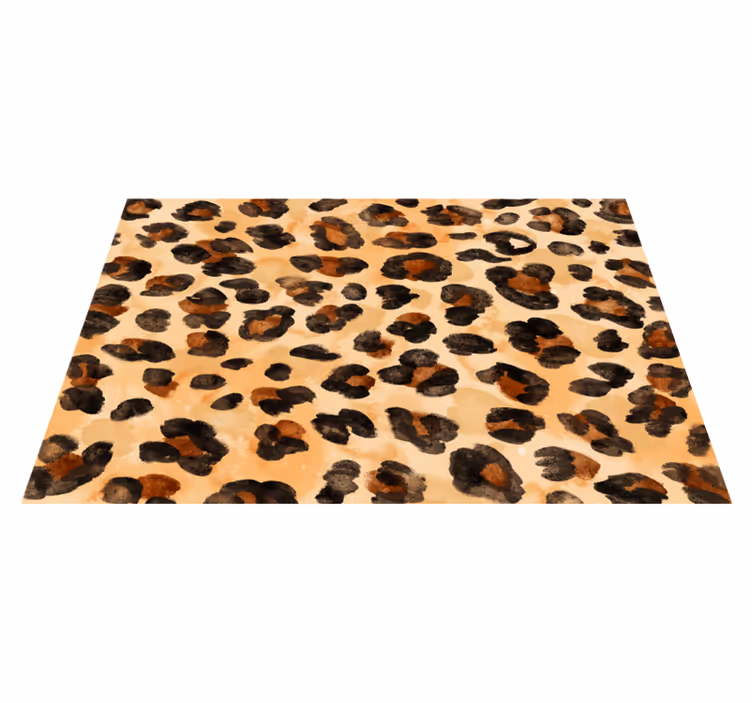Alfombra vinílica animal print piel guepardo - TenVinilo