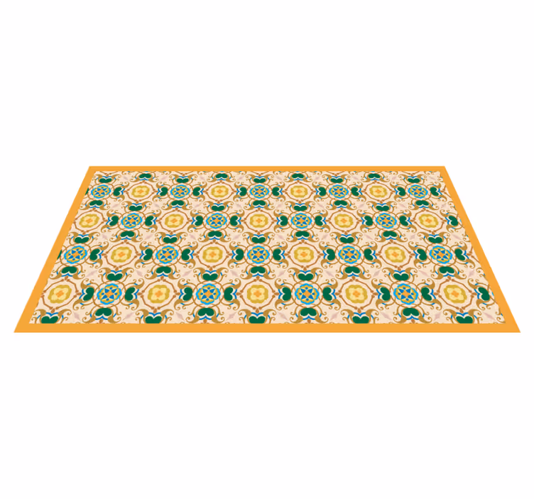 Alfombra vinilo turca efecto mosaico - TenVinilo