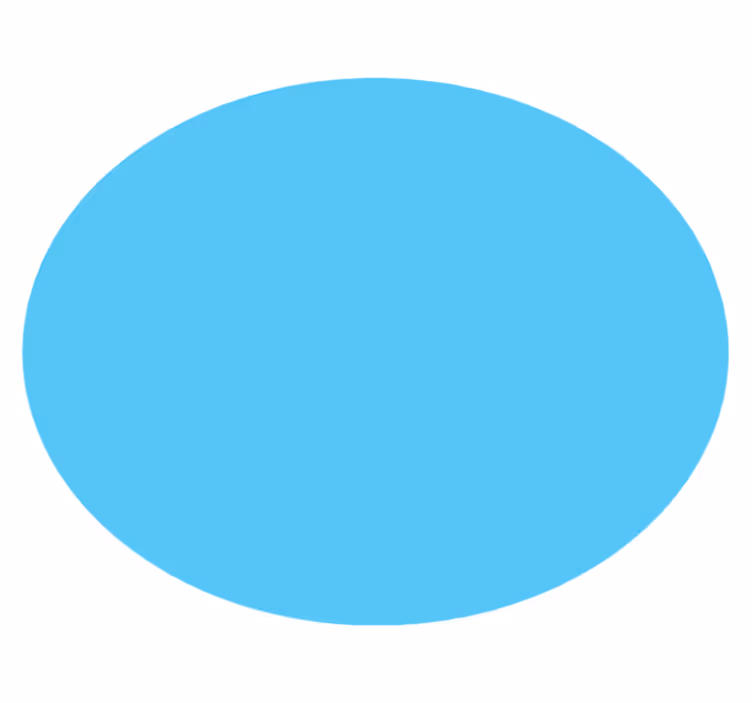 Alfombra PVC azul diseño circular monocolor - TenVinilo