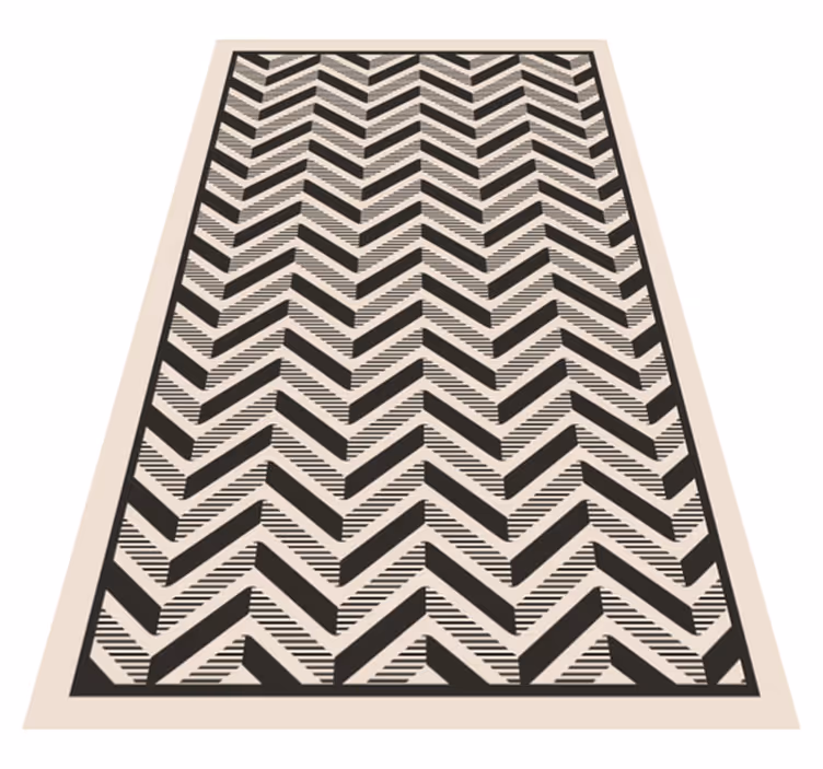 Alfombra vinílica nórdica Flechas nórdicas de cocina - TenVinilo
