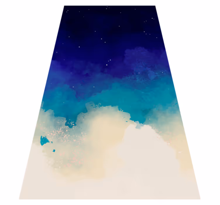 Alfombra vinílica imitación mármol colores oceánicos - TenVinilo