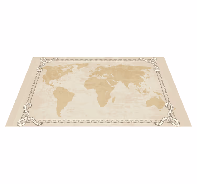 Alfombra vinílica despacho Mapa que data de la década de 1920 - TenVinilo