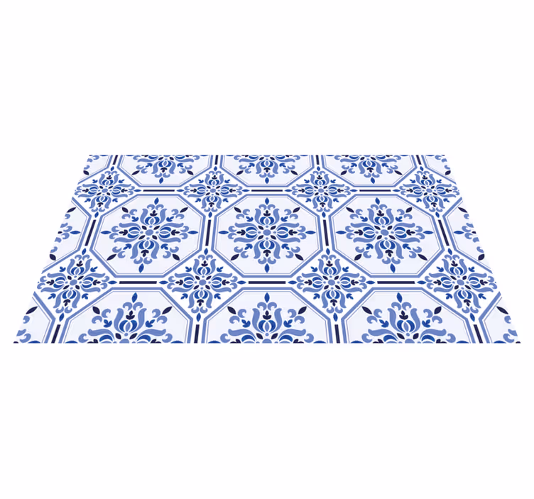 Alfombras de vinilo de azulejos Patrón de lisboa - TenVinilo