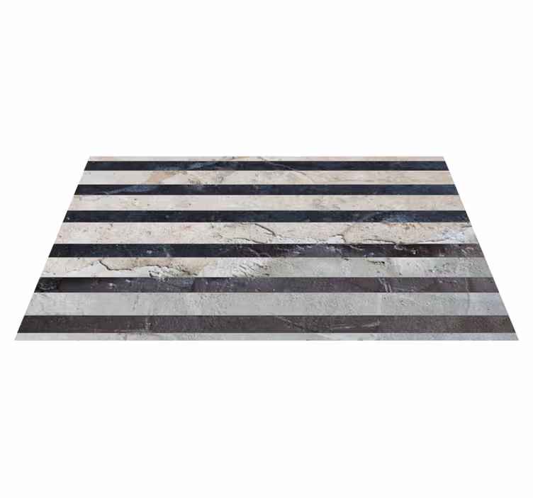 Alfombra vinílica imitación piedra patrón de piedra rayado - TenVinilo