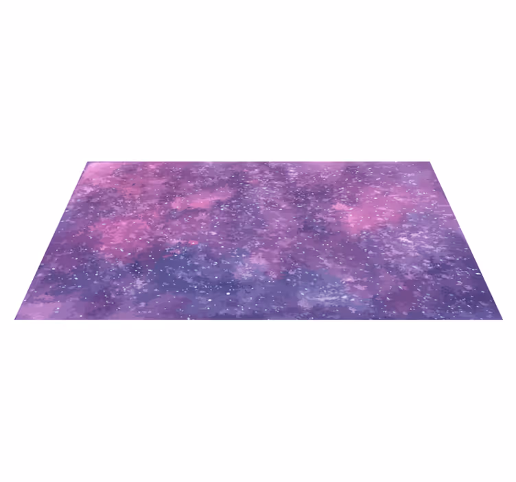 Alfombra vinílica de estrellas vista de galaxia estrellada - TenVinilo