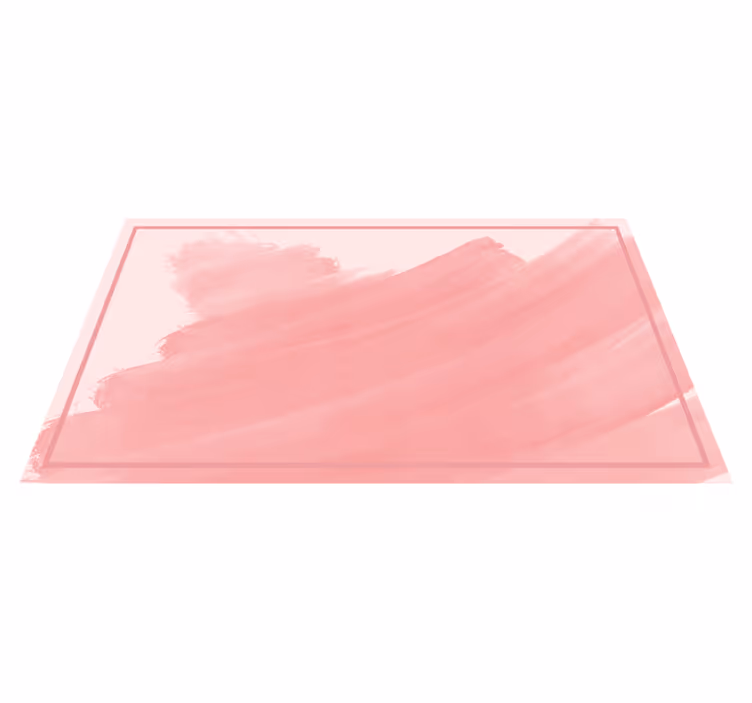 Alfombra vinílica dormitorio tonos rosados suaves - TenVinilo