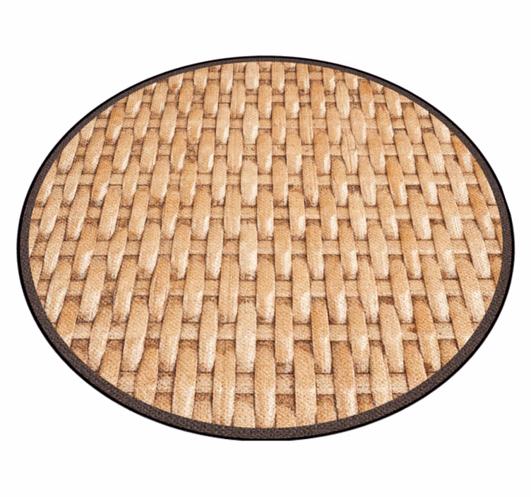 Alfombra vinílica textura Imitación fibra natural colores claros - TenVinilo