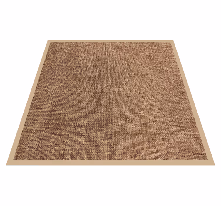 Alfombra vinílica textura Imitación fibra natural color beige - TenVinilo