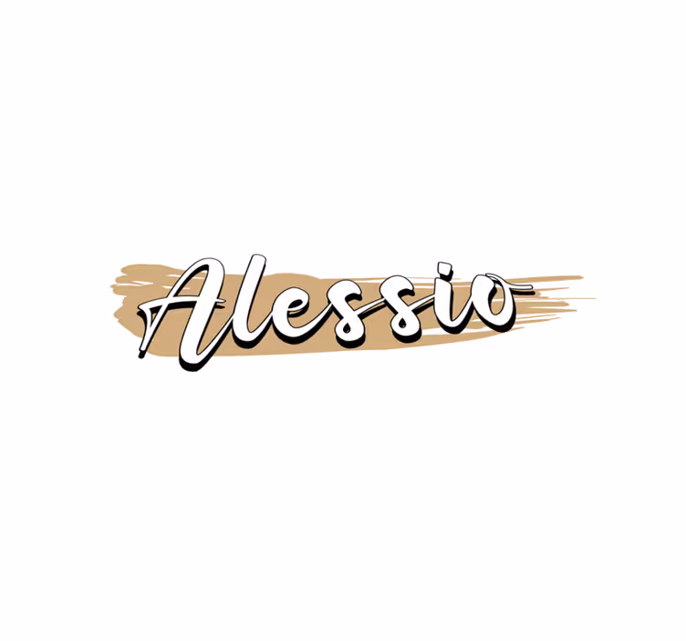 Alfombra vinílica personalizable Diseño artístico con nombre y pi - TenVinilo