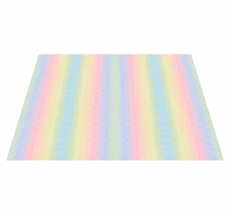 Alfombras vinílicas juvenils Brillo del cielo del arco iris - TenVinilo