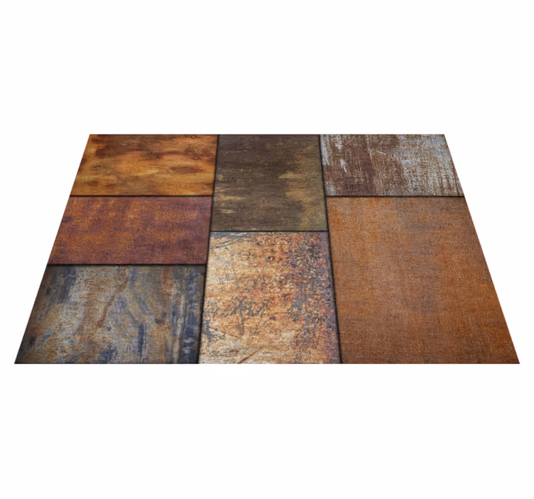 Alfombra vinílica imitación piedra elegancia rústica - TenVinilo