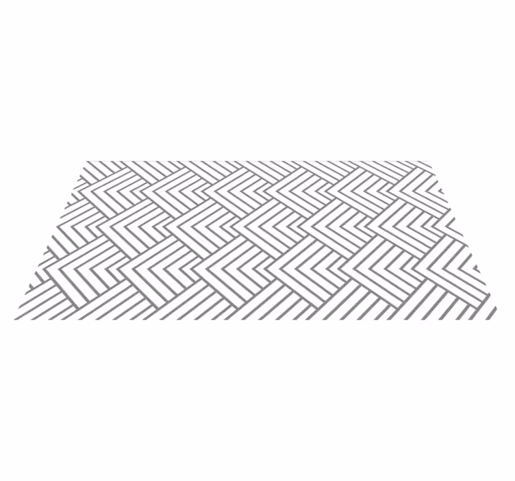 Alfombra vinílica geométrica laberinto geométrico - TenVinilo