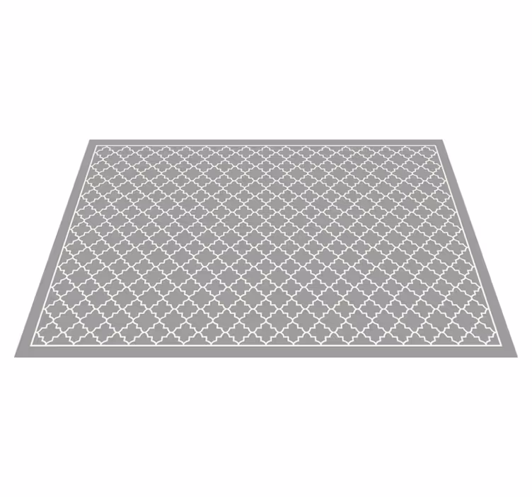 Alfombras vinílicas modernas Patrón gris clásico y elegante - TenVinilo