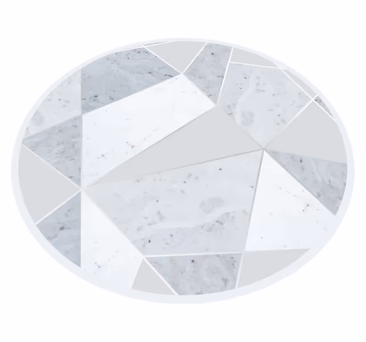 Alfombra vinílica imitación mármol mármol geométrico - TenVinilo
