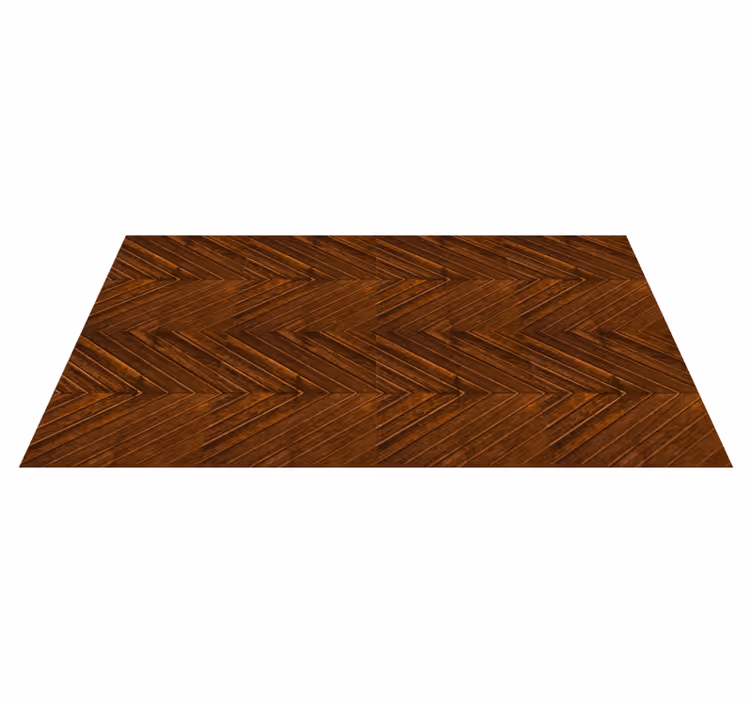 Alfombra de vinilo textura madera patrón clásico en espiga - TenVinilo