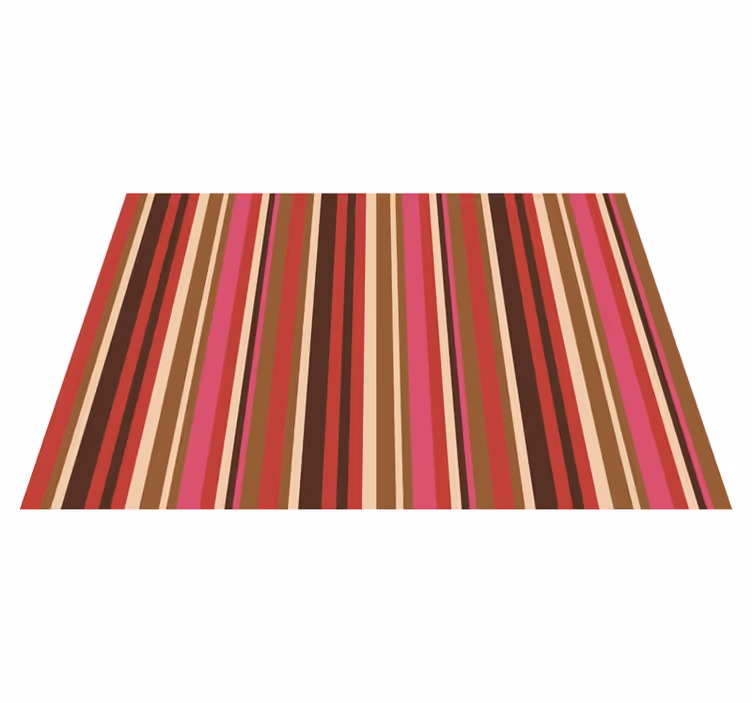 Alfombra vinílica rayas Patrón bohemio a rayas - TenVinilo