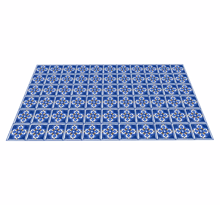 Alfombra vinílica hidráulica Mediterráneo clásico - TenVinilo