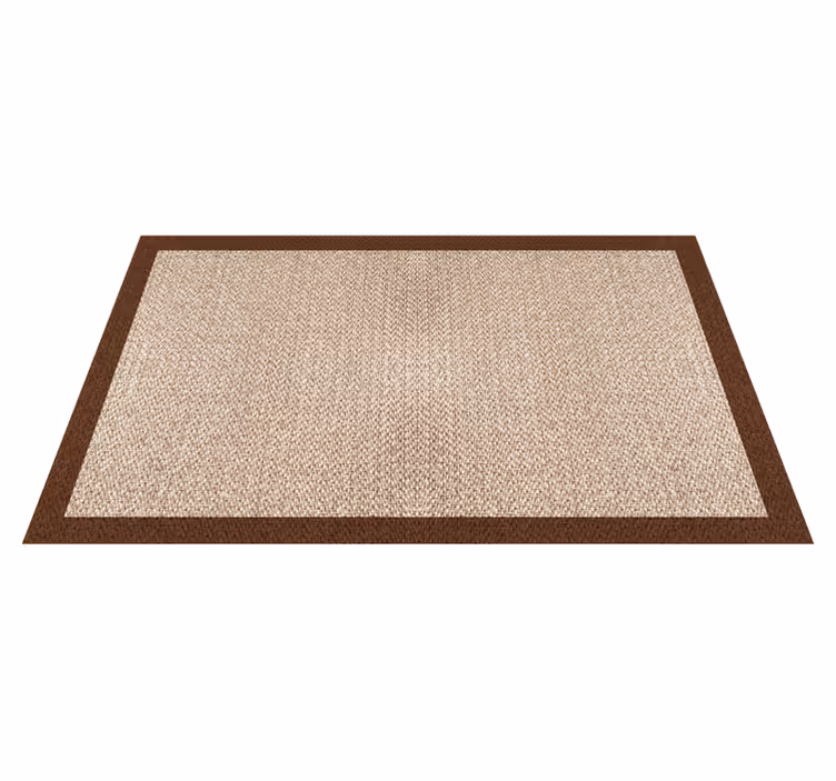 Alfombra vinílica imitación madera efecto tejido - TenVinilo