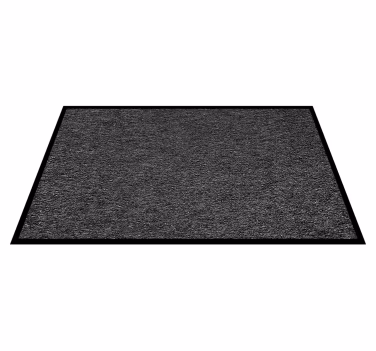 Alfombra de vinilo oficina textura de color gris oscuro - TenVinilo