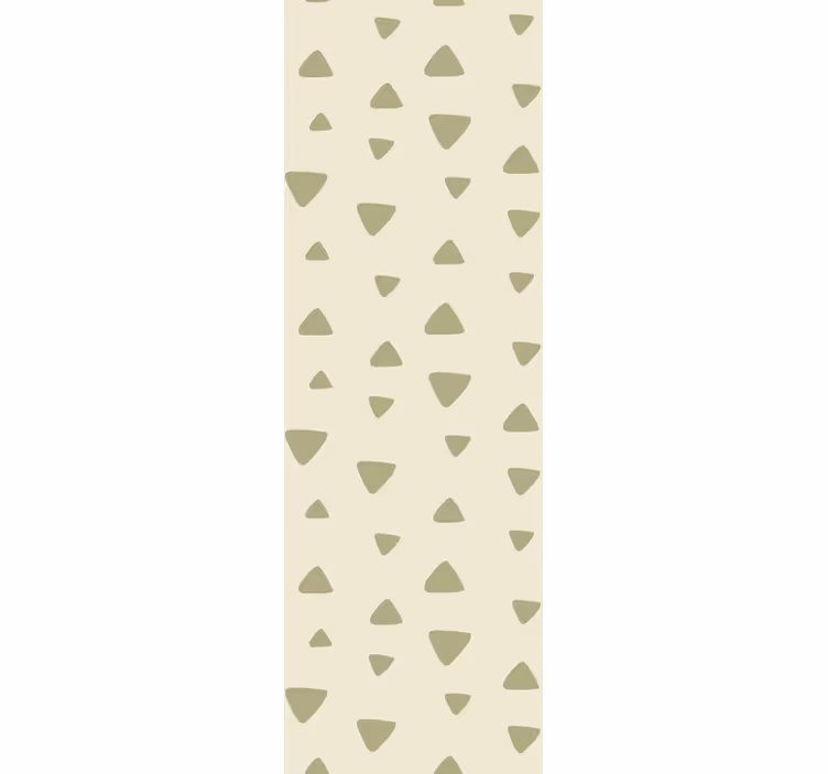 Papel tapiz triángulos patrón beige simple - TenVinilo