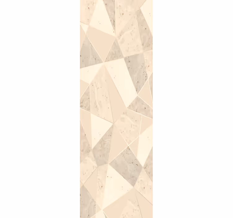 Papel tapiz mármol motivo geométrico beige - TenVinilo