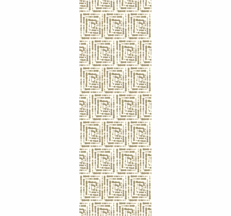 Papel tapiz entrada motivo cuadrado beige - TenVinilo