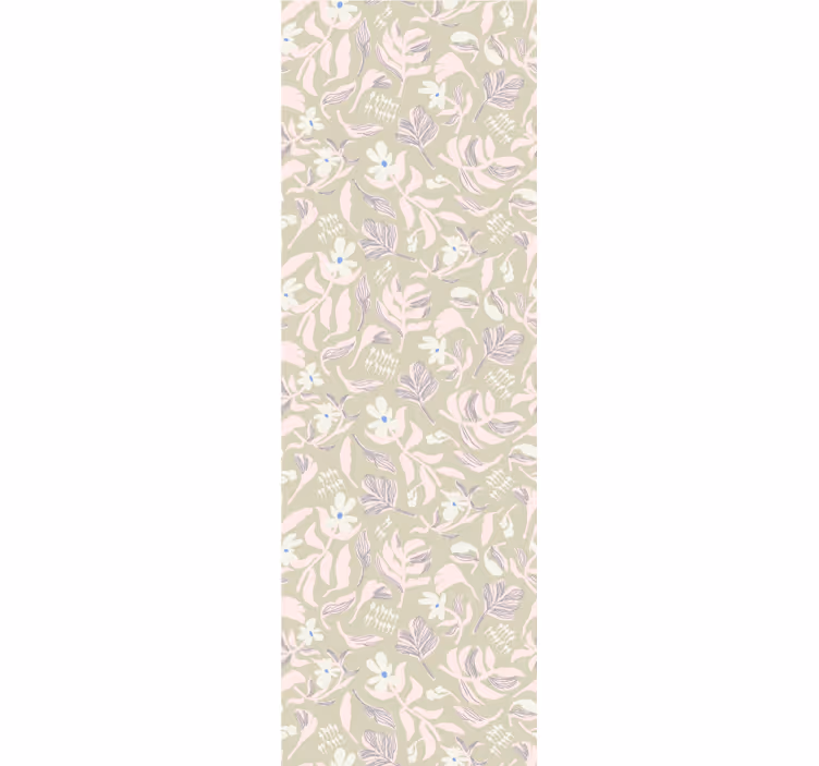 Papel tapiz flores delicada naturaleza floral - TenVinilo
