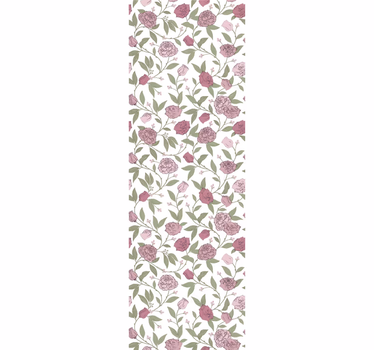 Papel tapiz flores encanto floral - TenVinilo
