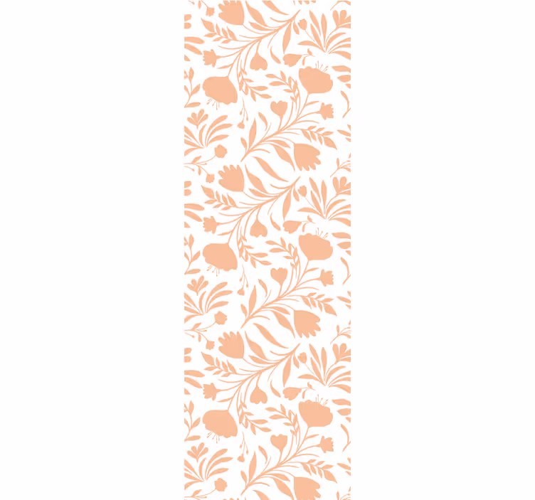 Papel tapiz flores vibraciones florales de primavera - TenVinilo