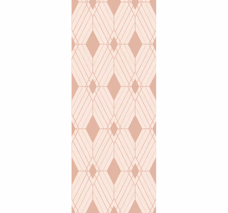 Papel tapiz geométrico diamantes de decoración pastel - TenVinilo