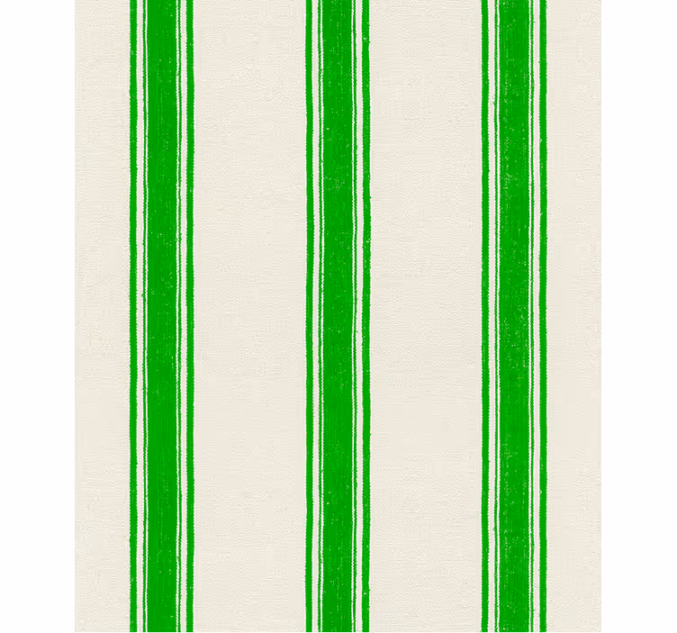 Papel tapiz geométrico líneas verticales verdes - TenVinilo