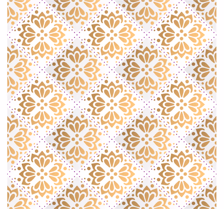 Papel tapiz para sala mandalas dorados - TenVinilo