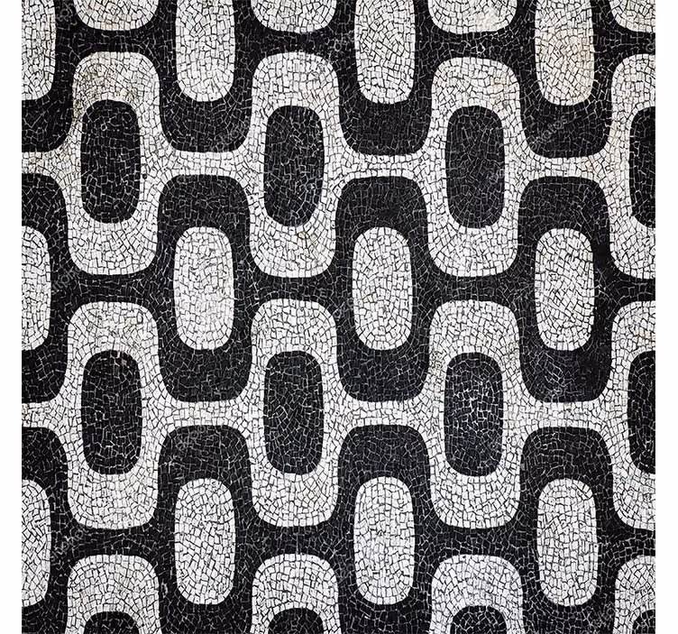 Papel tapiz para sala pavimento portugués - TenVinilo