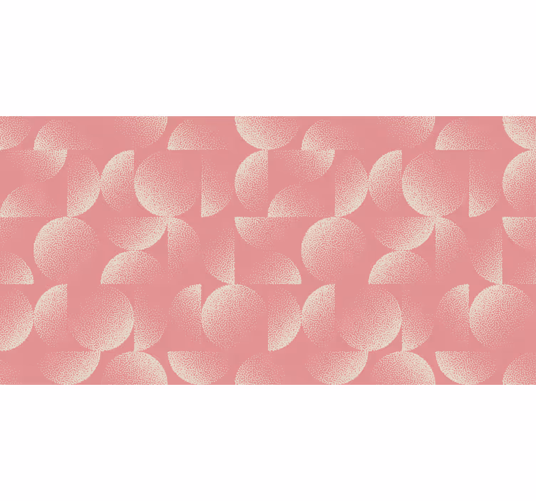 Papel tapiz para recámara semicírculos pastel - TenVinilo
