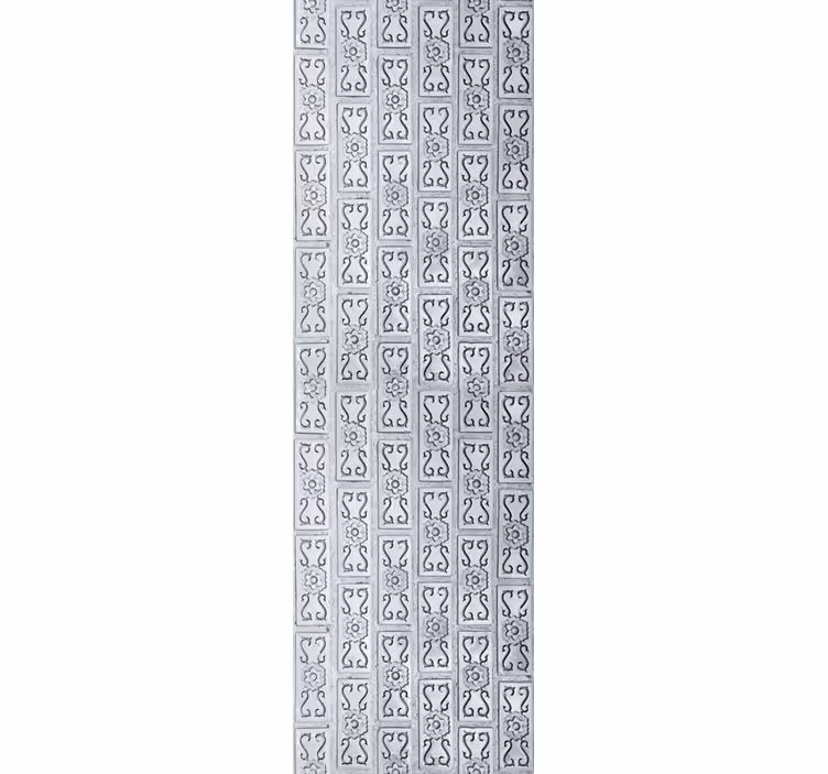 Papel tapiz ornamental hojas de yeso exóticas - TenVinilo