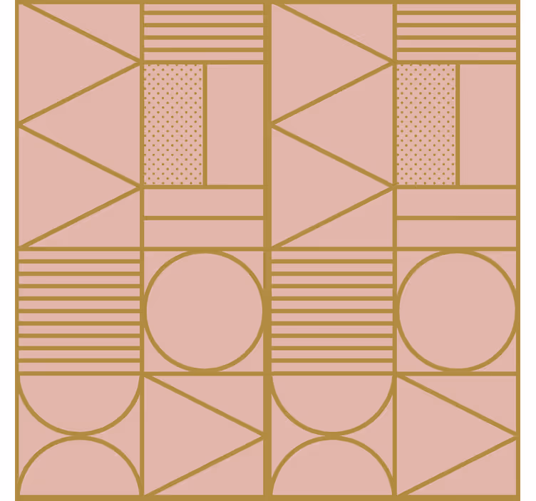 Papel tapiz textura bloque dorado y rosa - TenVinilo