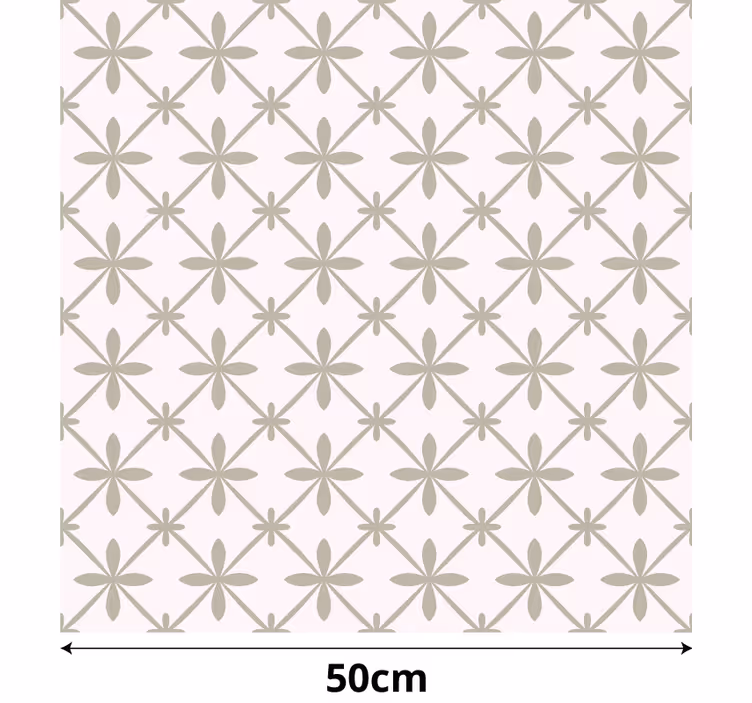 Papel tapiz para recámara patrón vintage simple - TenVinilo