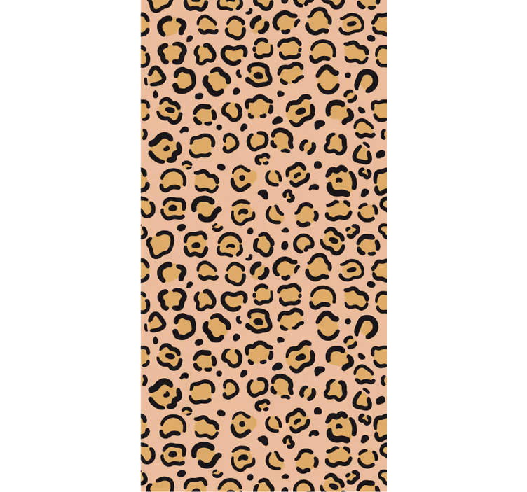 Papel tapiz para recámara leopardo pastel print - TenVinilo