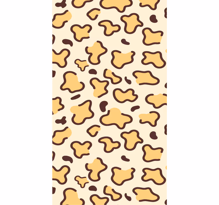 Papel tapiz animales formas de grandes leopardos - TenVinilo