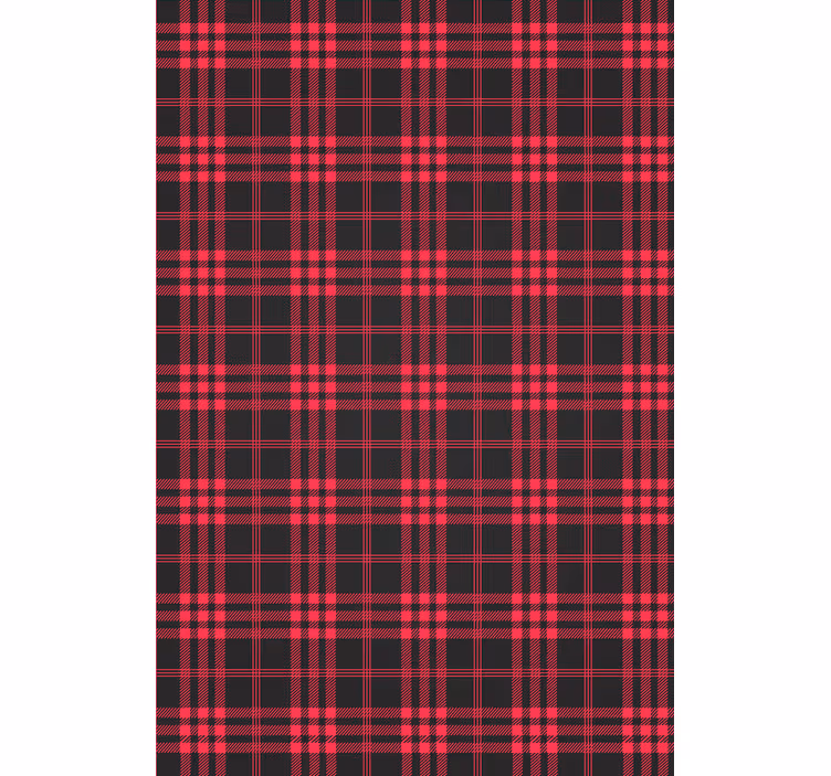 Papel tapiz navidad diseño tartán navideño - TenVinilo