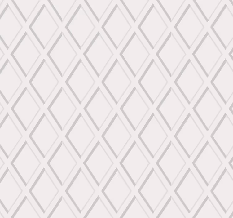 Papel tapiz pasillo diseño rombos 3d hamptons - TenVinilo