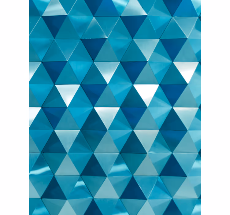 Papel tapiz geométrico de mosaico triangular - TenVinilo