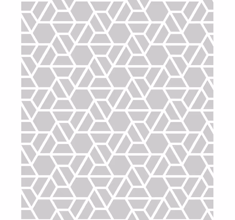 Papel tapiz geométrico diseño de celosía - TenVinilo
