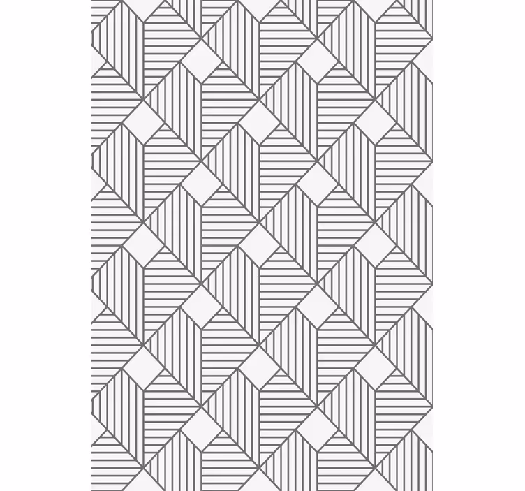 Papel tapiz geométrico estilo gris estampado - TenVinilo