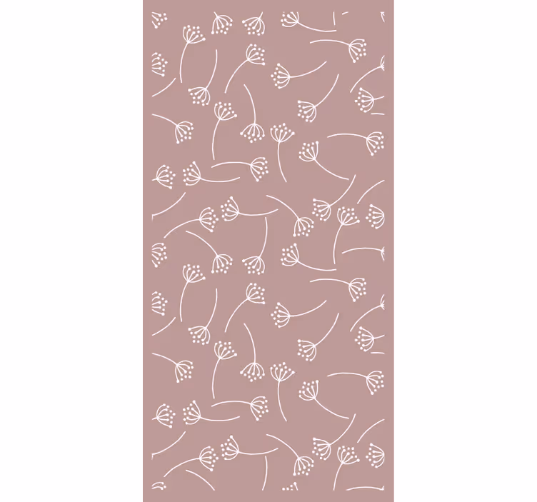 Papel tapiz naturaleza estampado floral suave - TenVinilo